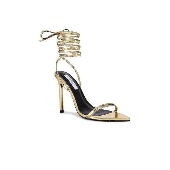 Tony Bianco Millie Sandals in Gold Foil 9 with Box Womens High Heels - Picture 5 of 15